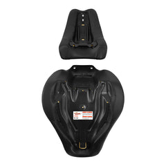 C.C. RIDER Softail Seat Two Piece 2 Up Seat Low Profile Driver Solo Seat Passenger Seat Carbon Fiber Pattern For Harley Softail Fat Boy Cross Bones, 2006-2017