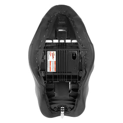 C.C. RIDER Touring Seat 2 Up Seat Driver Passenger Seat Homeycomb For Harley CVO Road Glide Electra Glide Street Glide Road King, 2009-2023