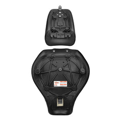 C.C.RIDER Softail Passenger And Driver Seat Lattice Stitching Two Piece Seat  For Harley Fatboy 114 FLFB FLFBS, 2018-2025