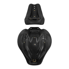 C.C. RIDER Softail Seat Two Piece 2 Up Seat Low Profile Driver Solo Seat Passenger Seat For Harley Softail Fat Boy Cross Bones, 2007-2017