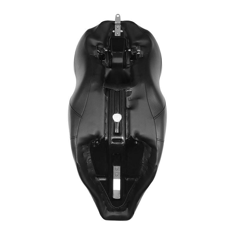 C.C. RIDER Touring Seat 2 Up Seat Driver Passenger Seat For Harley CVO Road King Black Orange Road Glide Electra Glide Street Glide, 1997-2007