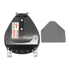 C.C. Rider Alcantara Solo Spring Seat for Harley Dyna Super Glide/Wide Glide 2007-2017 (Black Stitching)