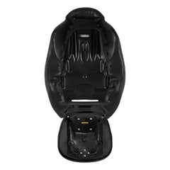 C.C. RIDER Touring Seat Two Piece Low Profile Driver Passenger Seat With Backrest For Road Glide Street Glide Road King, Black, 2009-2023