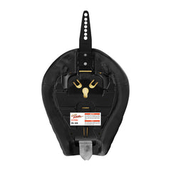 C.C.RIDER Sportster Seat Front Solo Seat Driver Rider Cushion Red Diamond Stitching, 2010-2023 XL models