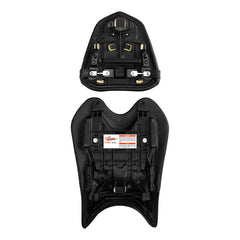 C.C. RIDER YZF R6 Front And Rear Seat For YAMAHA R6 YZFR6 Black Carbon Fiber Stitching, 2008-2016