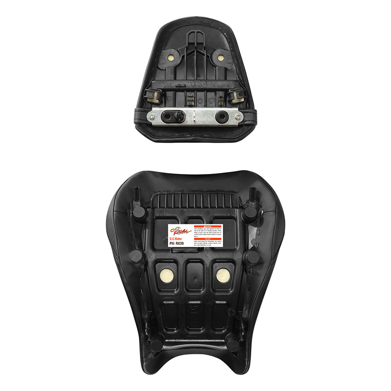 C.C. RIDER GSXR1000 Front And Rear Seat With Black Trimming For SUZUKI GSX-R1000, 2017-2024