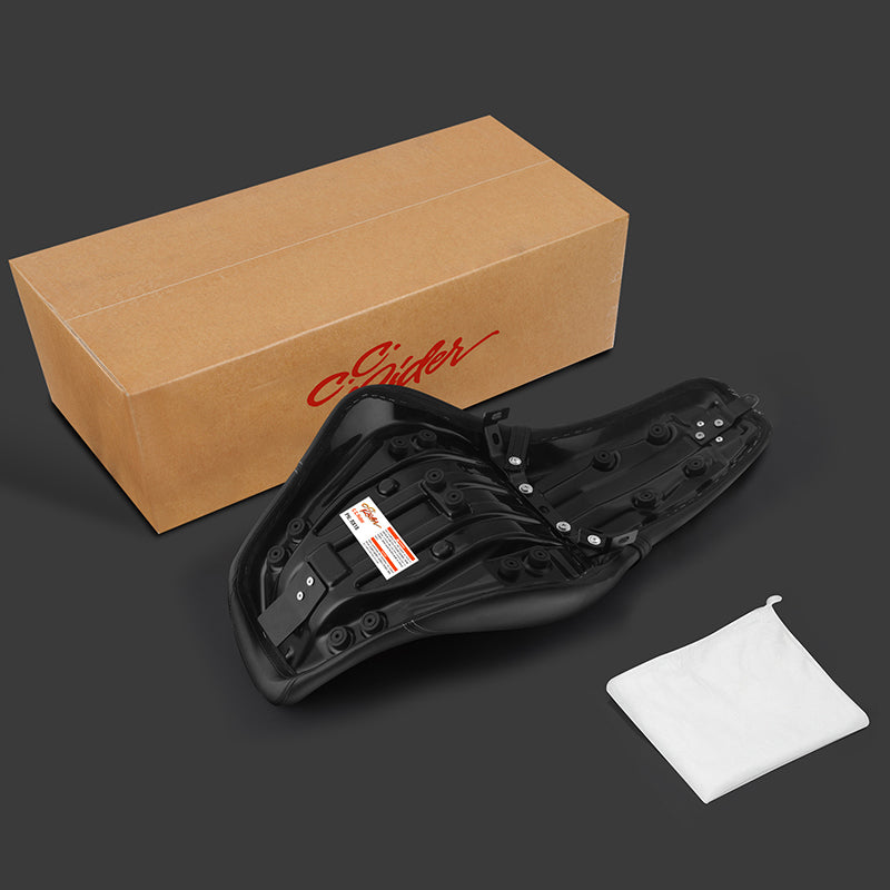 C.C. RIDER VT750C2 VT750C2B One Piece Seat Black Fit Honda Shadow Spirit 2007-2015 Shadow Phantom 2009-2024