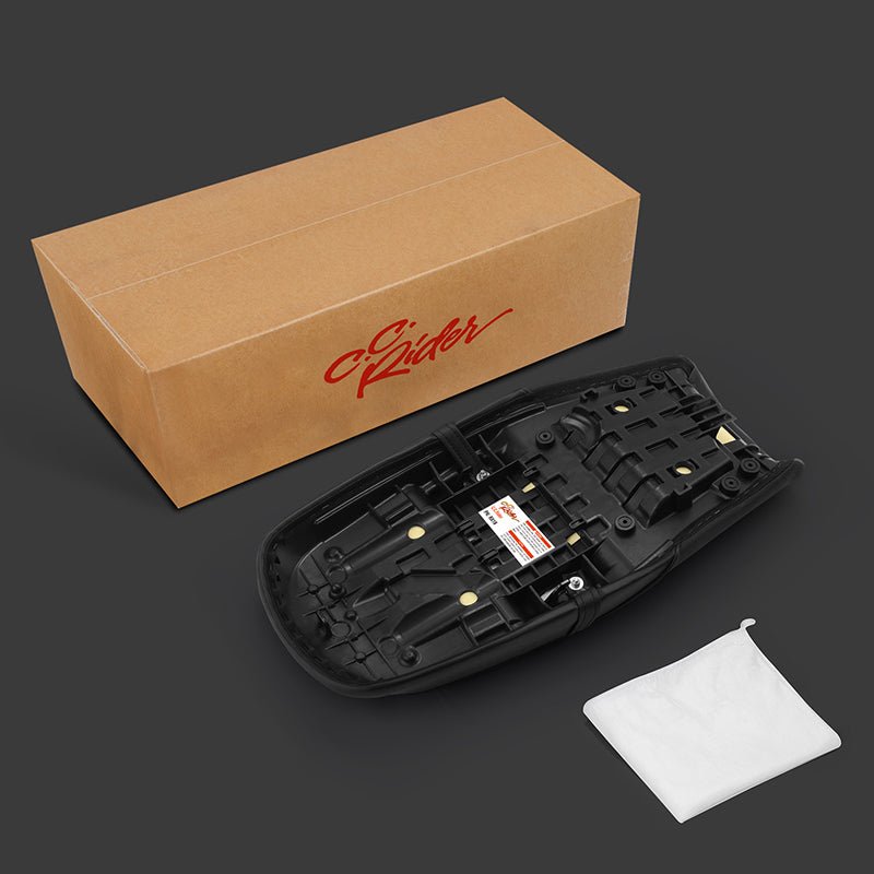 C.C. RIDER CB1100 One Piece Seat Black Tuck And Roll For Honda CB1100 2010-2024