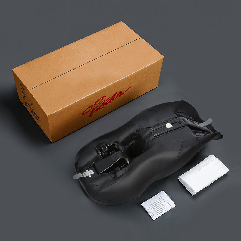 Gel Seat C.C. RIDER Touring Seat 2 Up Seat Driver Passenger Seat For Harley CVO Road King Honeycomb Road Glide Electra Glide Street Glide, 1997-2007
