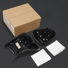 C.C. RIDER GSX-R750 GSX-R600 Front And Rear Seat Fit For SUZUKI GSXR750 GSXR600 Black Blue Carbon Fiber, 2006-2007