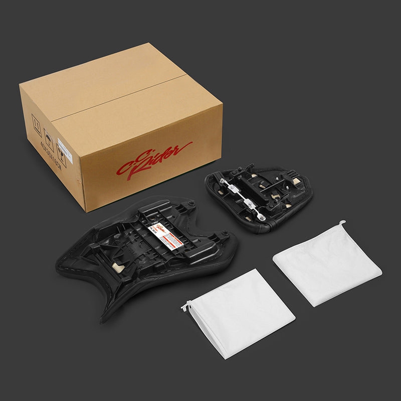 C.C. RIDER YZF R6 Front And Rear Seat For YAMAHA R6 YZFR6 Black Lattice, 2008-2016