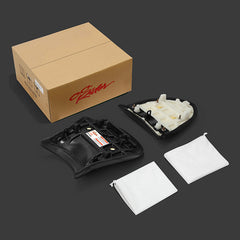C.C. RIDER Ninja ZX6R, ZX636, ZX6RR, ZX600 Front And Rear Seat For Kawasaki Black Diamond Stitch, 2005-2006