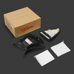 C.C. RIDER Ninja ZX6R Front And Rear Seat For Kawasaki Black Diamond Stitch, 2007-2008