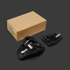 C.C.RIDER Softail Seat Two Piece 2 Up Seat Black Microfiber Leather For Harley Softail Breakout FXBR FXBRS, 2018-2023