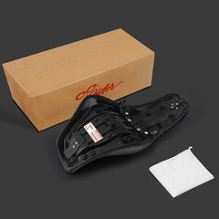 C.C. RIDER VT750C2 VT750C2B One Piece Seat Orange Honeycomb Design Fit Honda Shadow Spirit 2007-2015 Shadow Phantom 2009-2024