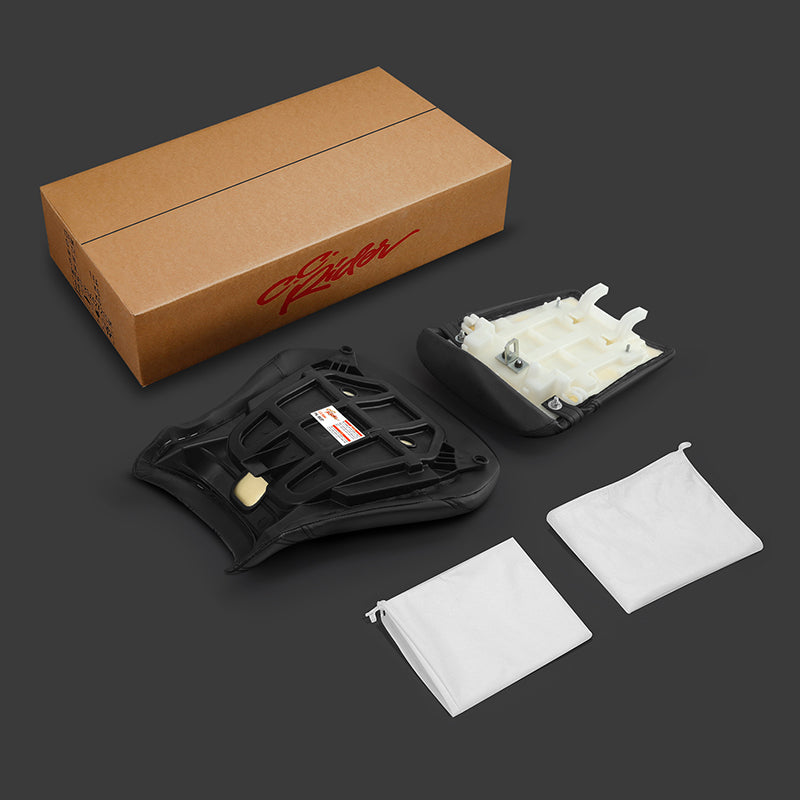 C.C. RIDER YZF R1 Front And Rear Seat For YAMAHA YZFR1 Black Lattice Stitching, 2002-2003