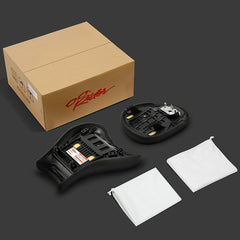 C.C. RIDER GSX1300R Front And Rear Seat Fit For SUZUKI Hayabusa GSX1300R Alien Style Red Lattice Stitch, 2008-2020