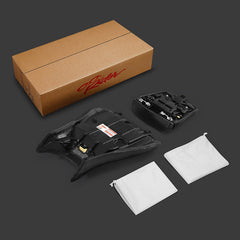 C.C. RIDER YZF R6 YZF R6S Front And Rear Seat Black Red Diamond For YAMAHA YZFR6 2003-2005 YZFR6S 2006-2009