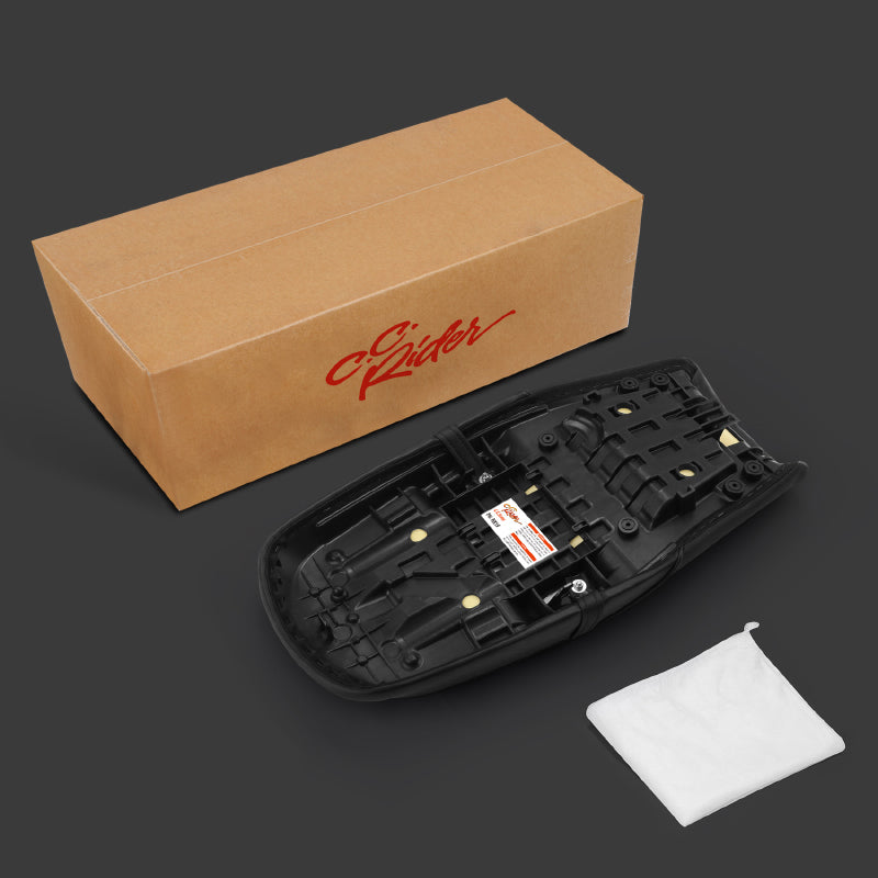 C.C. RIDER CB1100 One Piece Seat Black Carbon Fiber Pattern For Honda CB1100 2010-2024