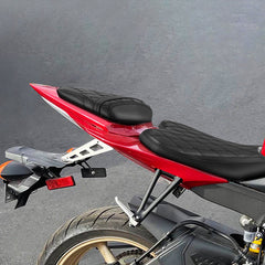 C.C. RIDER YZF R6  Front And Rear Seat Fit For YAMAHA R6 Black Lattice Design, 2006, 2007