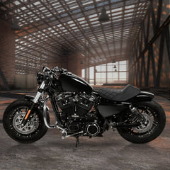 C.C. RIDER Harley Sportster Seat Café Racer Seat Diamond For Sportster Iron 883 Iron1200 XL883 XL1200, 2010-2023