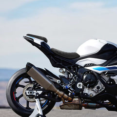 C.C. RIDER BMW S1000RR Seat Rider Passenger Seat Pillion Cushion Black Pleated Stitching For BMW S1000RR, 2019-2025