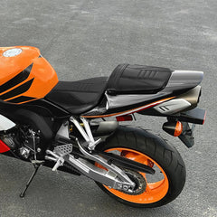 C.C. RIDER CBR1000RR Two Piece Seat Black Carbon Fiber For Honda CBR1000RR, 2004-2007