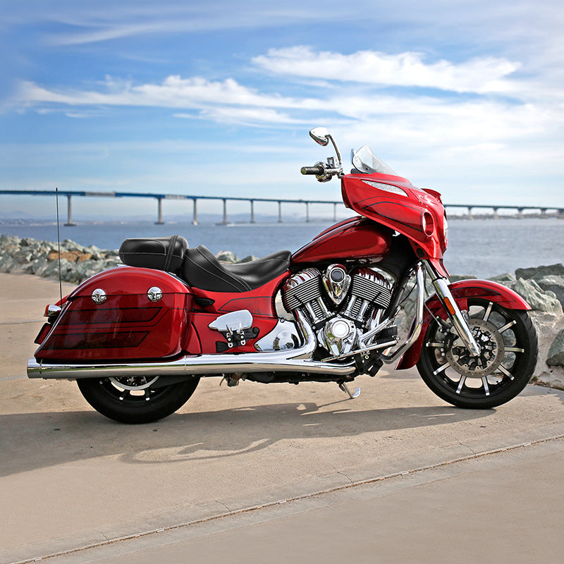 C.C. RIDER Indian Seat 2 Piece 2 Up Seat For Indian Chieftain Dark Horse Chieftain Limited Chieftain Elite Springfield, 2014-2025