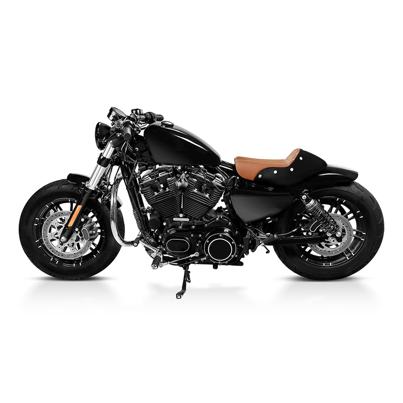 C.C. RIDER Sportster Seat Solo Seat Studs Design For Sportster Iron 883 Iron1200 XL883 XL1200 Studs Design, 2010-2023