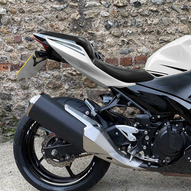 C.C. RIDER Ninja 400 Z400 Front And Rear Black Seat Fit For Kawasaki, 2018-2024
