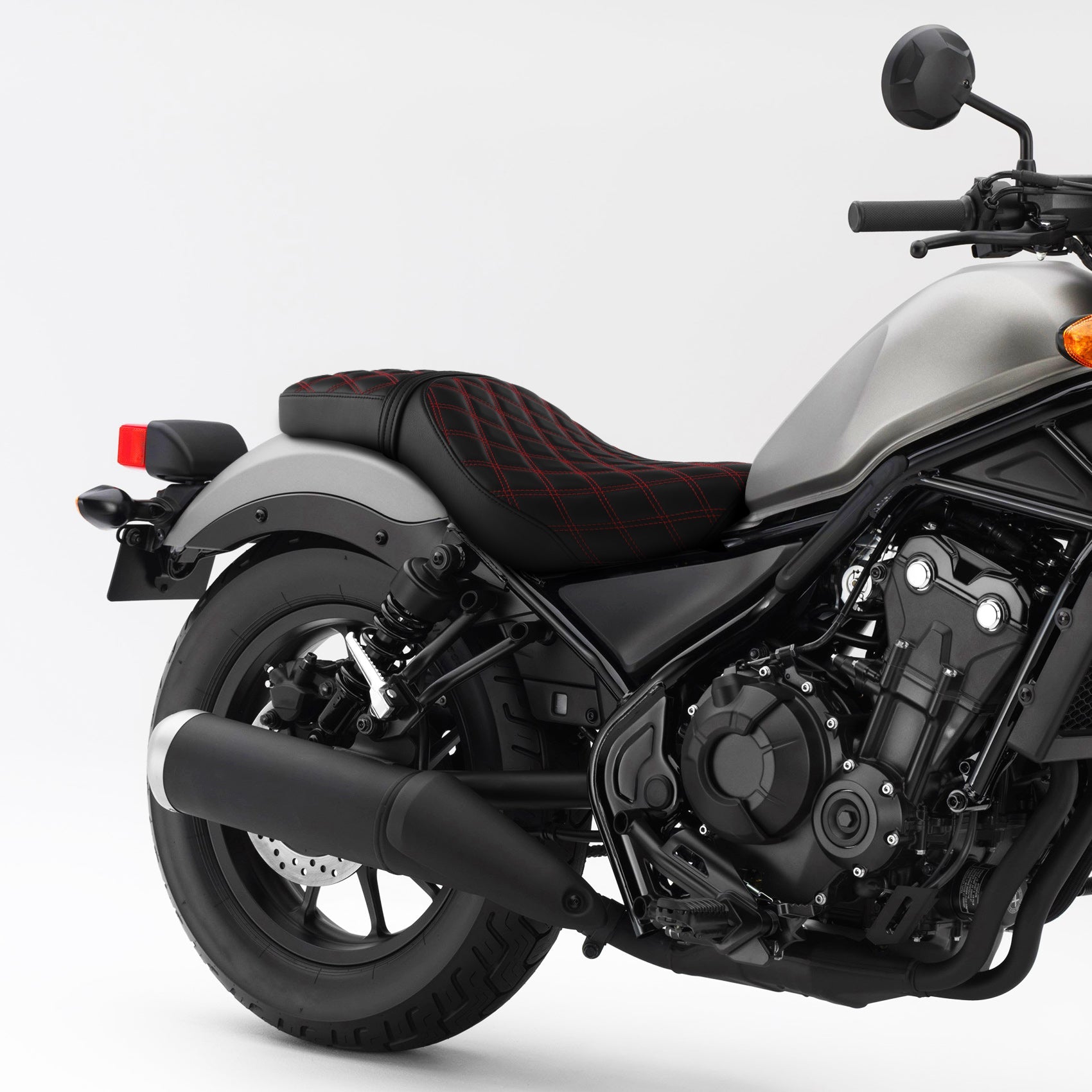 C.C. RIDER Honda Rebel 300 CMX300 Front And Rear Seat Lattice Stitiching, 2017-2024