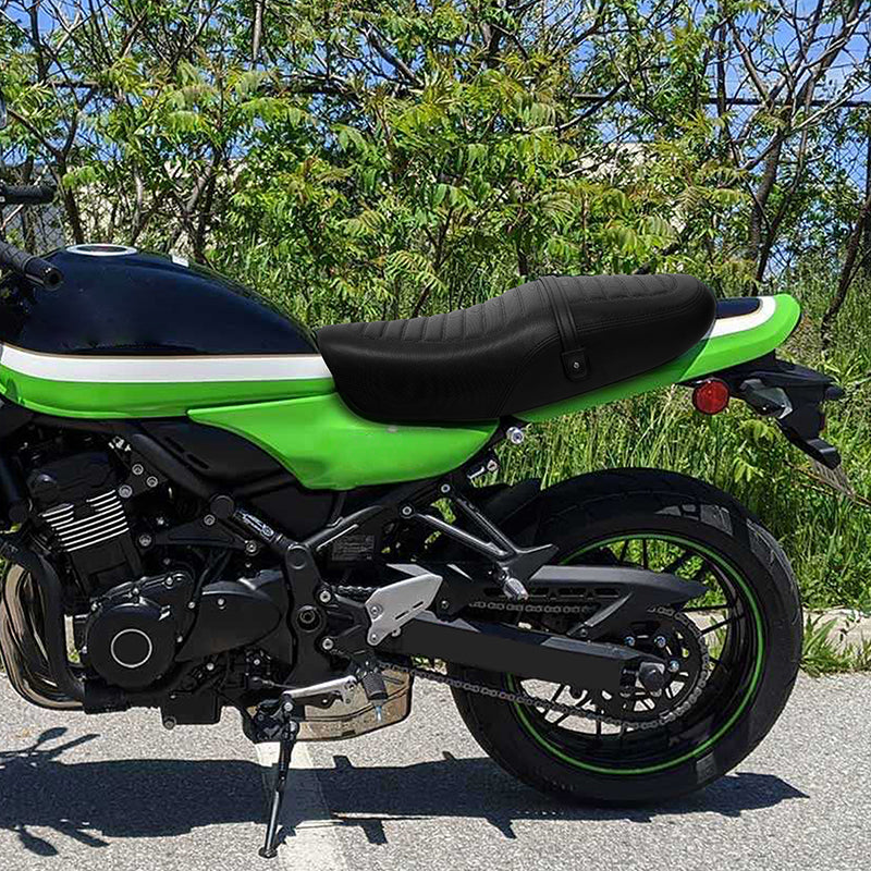C.C.RIDER Kawasaki Z900RS ERGO Seat Genuine Z900RS Cafe 2 Up Seat Black stiching Fits Kawasaki Z900RS 2018-2025
