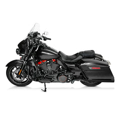 C.C. Rider Rubicon Low-Profile 2-Up Seat for Harley Touring 2009-2023