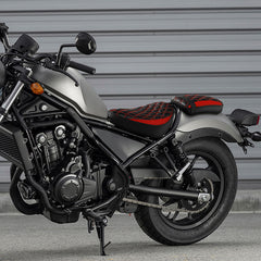 C.C. RIDER CM300 Front And Rear Seat Fit For Honda Rebel 300 CMX300 Red Circles, 2017-2024