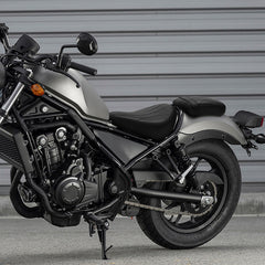 C.C. RIDER CM300 Front And Rear Seat Fit For Honda Rebel 300 CMX300 Black Trimming, 2017-2024