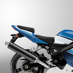 C.C. RIDER GSX-R600 GSX-R750 Front And Rear Seat Fit For SUZUKI GSXR600 GSXR750 Black Diamond Stitch, 2004-2005