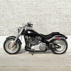 C.C.RIDER Softail Fat Boy Passenger And Driver Seat Deep Bucket Design Two Piece Seat For Harley Fatboy 114 FLFB FLFBS, 2018-2025