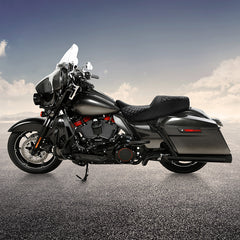 C.C. Rider Honeycomb 2-Up Touring Seat for Harley Touring 2009-2023