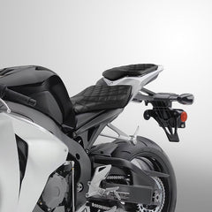 C.C. RIDER CBR1000RR Two Piece Seat Black Lattice Stitching For Honda CBR1000RR, 2008-2016