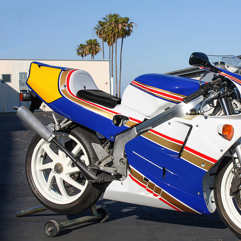 C.C. RIDER NSR250 NSR250SE NSR250SP One Piece Seat Black For Honda NSR250, 1994-1997