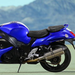 C.C. RIDER GSX1300R Front And Rear Seat Fit For SUZUKI Hayabusa GSX1300R Black Diamond Stitching, 2008-2020