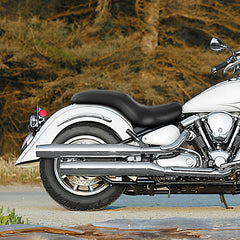 C.C. RIDER 1600/1700 Roadstar Midnight/Silverado Driver Passenger Seat Black Color For YAMAHA, 2009-2014