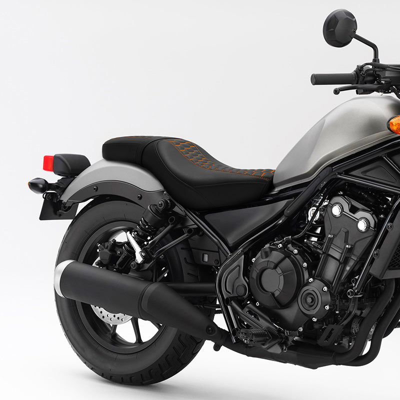 C.C. RIDER Honda Rebel 300 CMX300 Front And Rear Seat Honeycomb Stitiching, 2017-2024