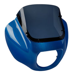 HR3 Electric Blue Headlight Fairing & Windshield Fit For Harley Softail FXBB FXLR 2018-2022