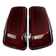HR3 Mysterious Red Sunglo Hard Saddlebags (Regular) For 15-23 Harley Touring