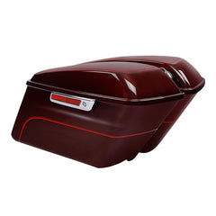 HR3 Mysterious Red Sunglo Hard Saddlebags (Regular) For 15-23 Harley Touring