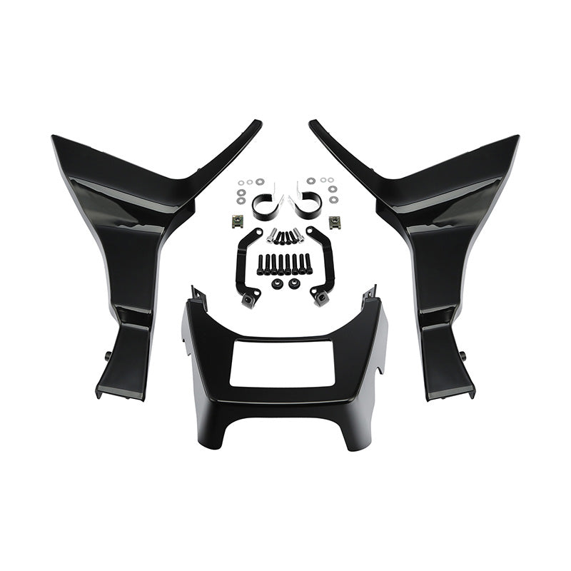 HR3 Vivid Black Spoiler Kit For Harley 2017-Later FLTRX, FLTRXS, FLTRXST models