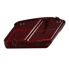 HR3 Mysterious Red Sunglo Hard Saddlebags (Regular) For 15-23 Harley Touring