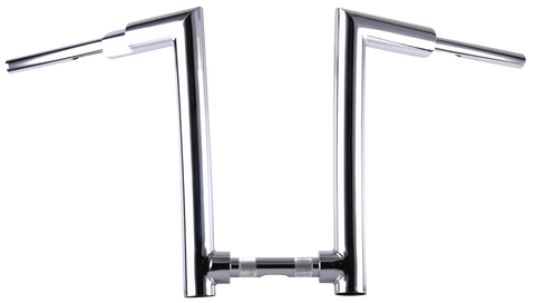 Santee Chrome 2" Fat 16” Rise Handlebar Fit For Harley Softail Sportster XL 1.25" Clamp