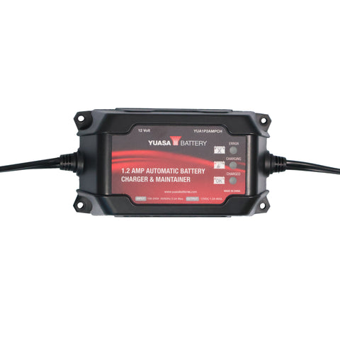 YUASA YUAM720BH Battery 1.2 Amp Charger & Maintainer (12V)
